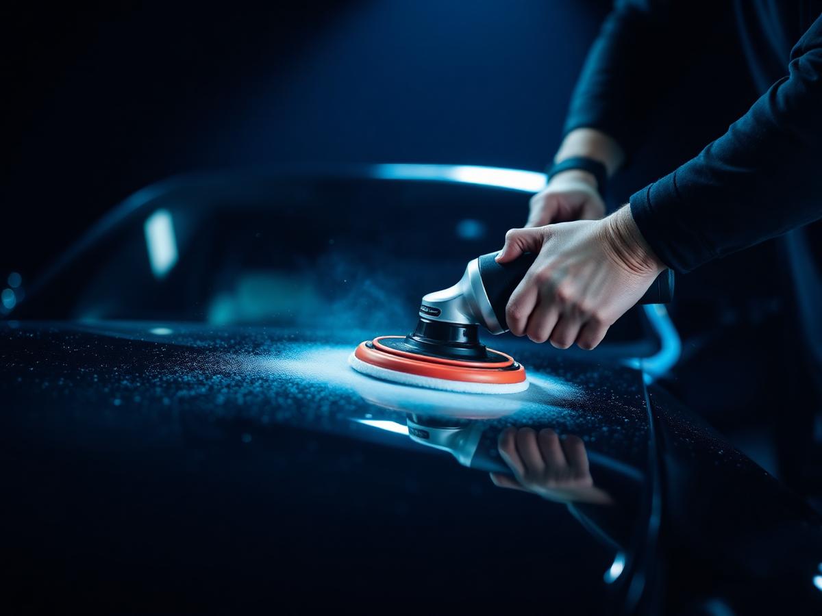 Professional car polishing